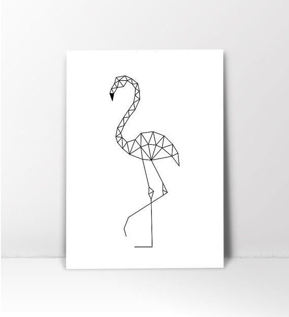 Фламинго 3д ручкой