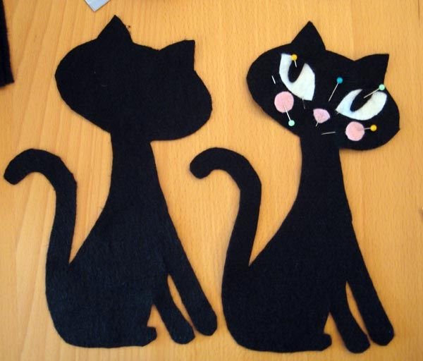 Аппликация кошка