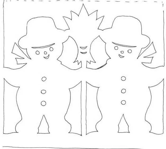 Шаблоны для новогодних поделок