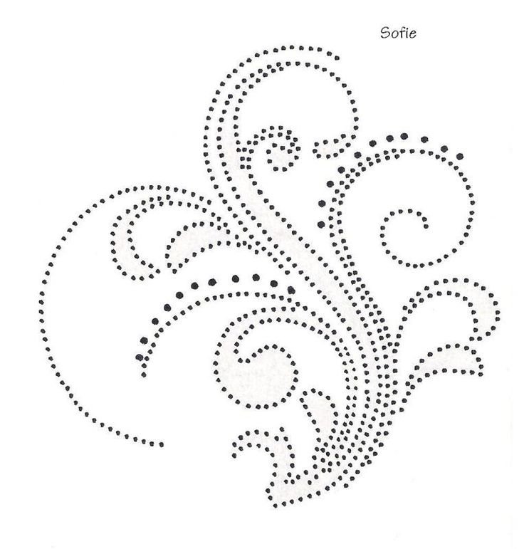 Узоры для точечной росписи