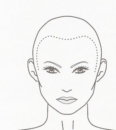 Макет головы для парикмахера