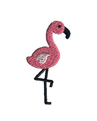 Трафарет Фламинго для аквамозайки