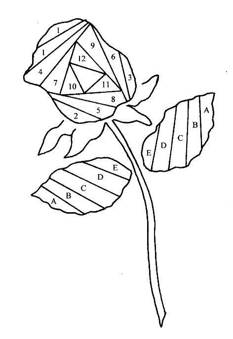 Роза в технике Айрис фолдинг