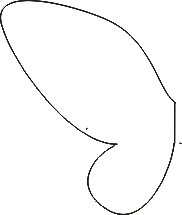 Крылышки бабочки шаблон