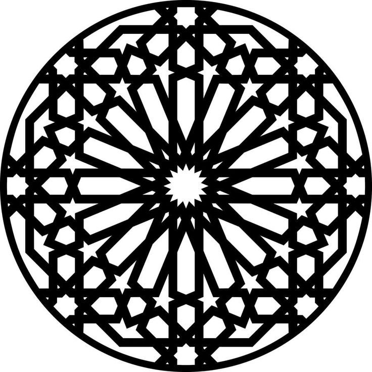 Круглый узор