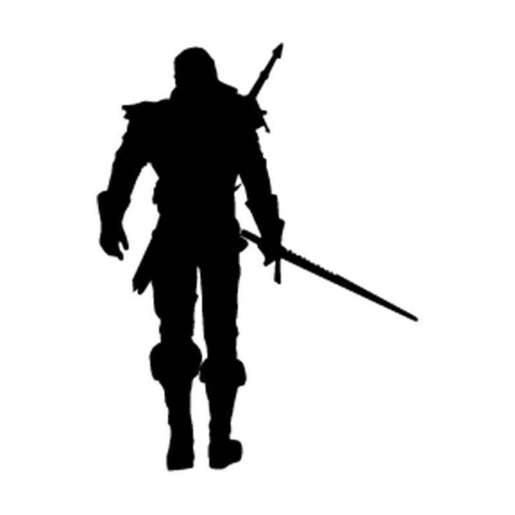 Ведьмак силуэт