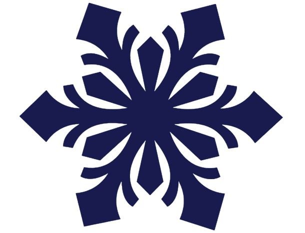 Красивые снежинки