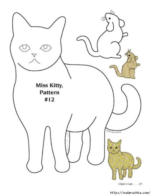 Трафареты для аппликаций из ткани