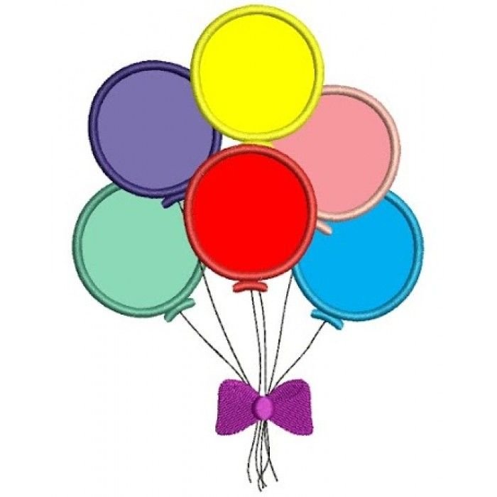 Воздушные шары для вырезания цветные