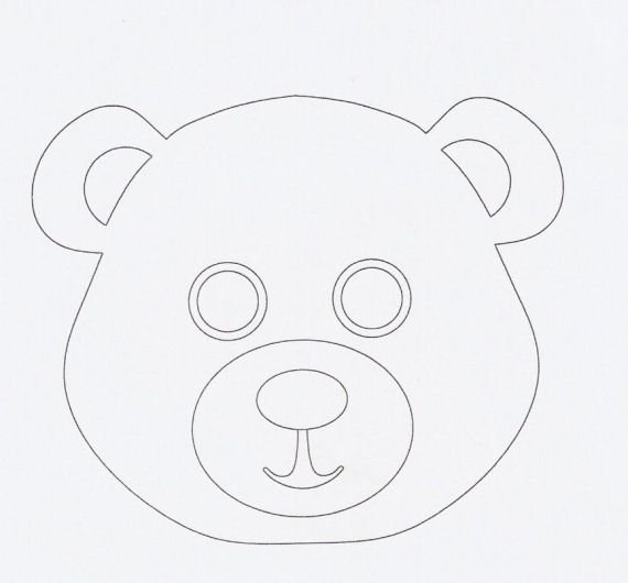 Маска медведь