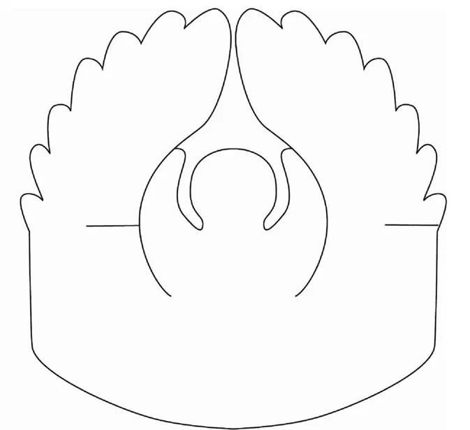 Ангелочки шаблоны для вырезания из бумаги