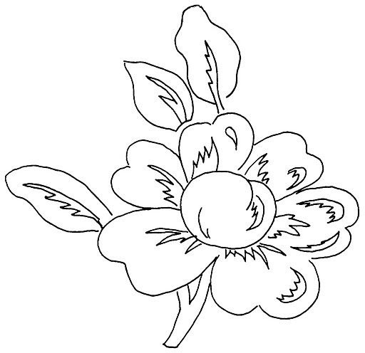 Трафареты цветов для вышивания