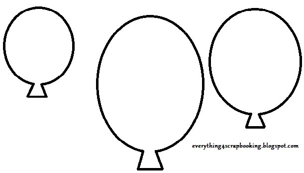 Воздушный шарик раскраска