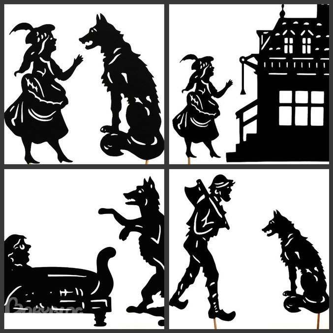 Силуэты для театра теней