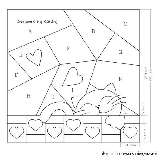 Рисунки для японского пэчворка для начинающих пошагово