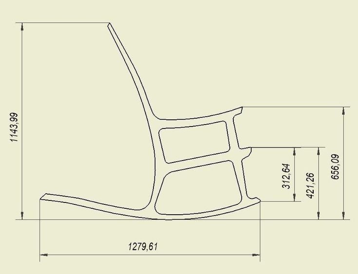 Кресло Сэм Малуф чертежи