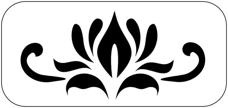 Трафарет орнамент для декора