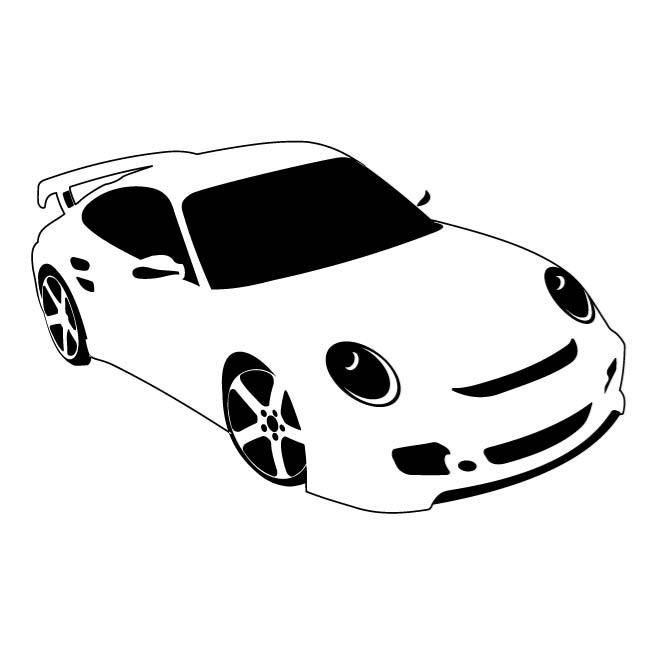 Трафарет автомобили