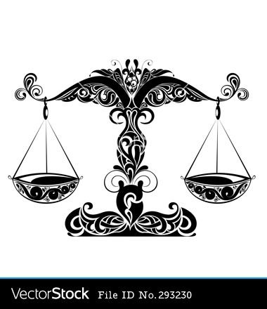 Стилизованные весы