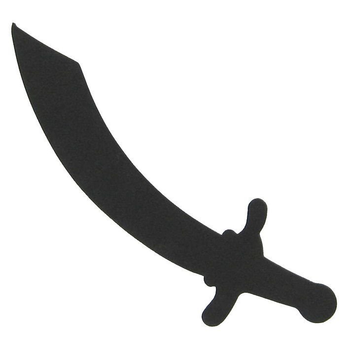 Сабля трафарет