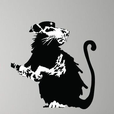 Бэнкси трафареты