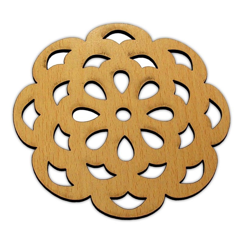 Подставка под горячее резная