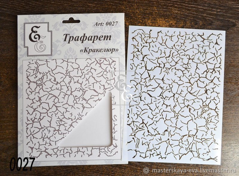 Трафарет кракелюр