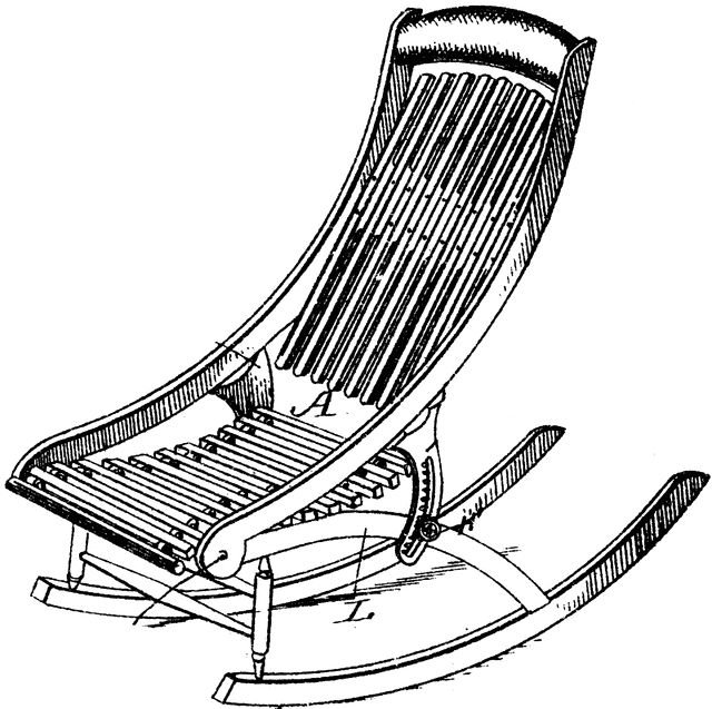 Кресло качалка маятниковая чертежи