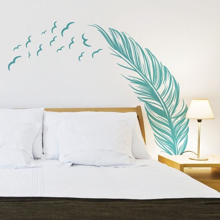 Роспись стен в спальне