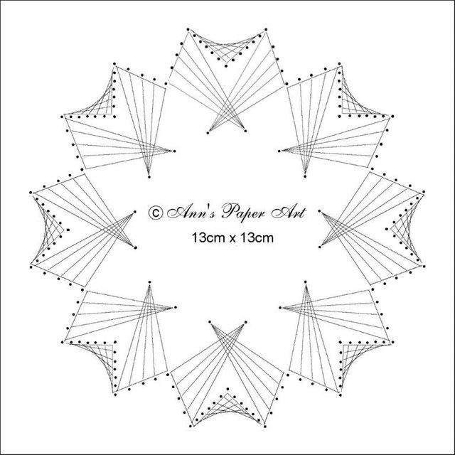 Схемы для изонити с цифрами