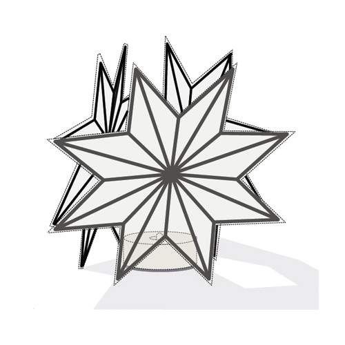 Звезда 3д ручкой