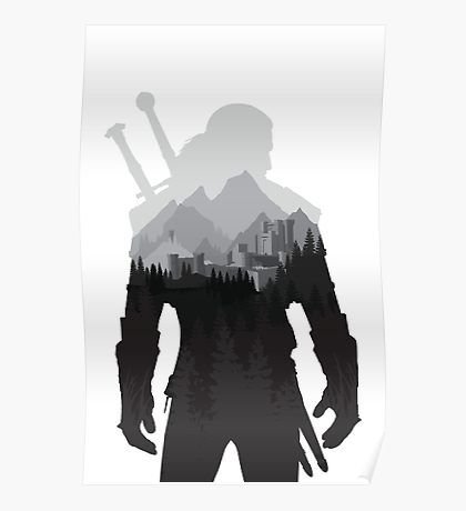 Геральт силуэт