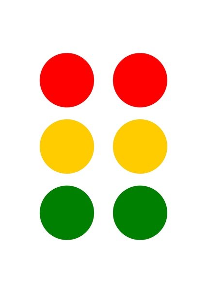 Аппликация светофор