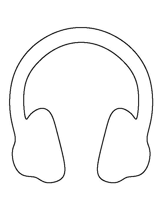 Наушники разукрашка