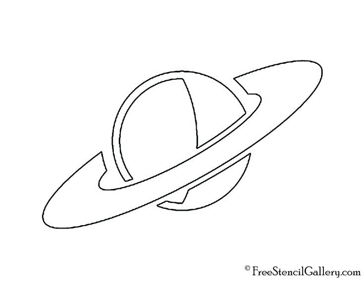 Трафарет планеты