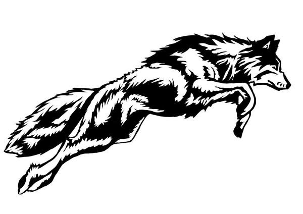 Векторное изображение волка