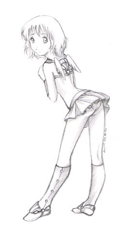 Аниме девочки для срисовки