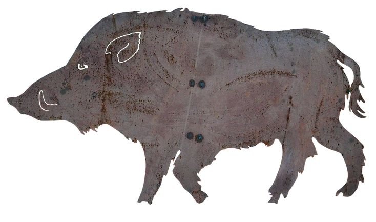 Силуэт кабана