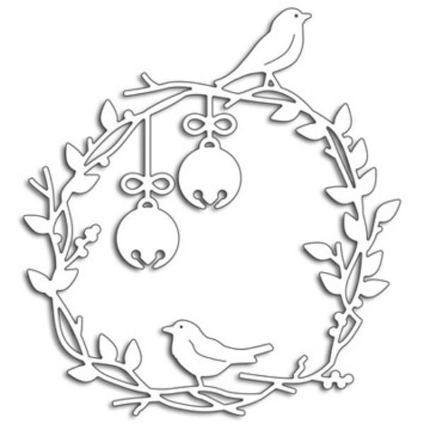 Новогодние вытанки на окна птички