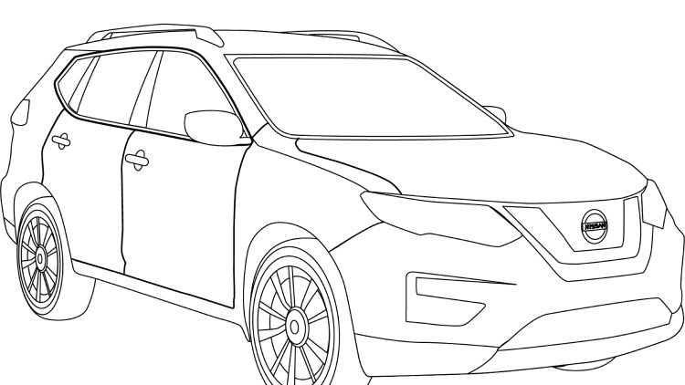 Раскрашивать Nissan x Trail