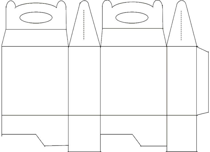 Развертки коробок для подарков
