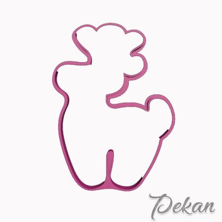 Трафареты для пряников олень