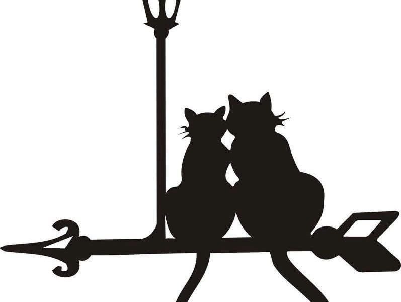 Трафареты кошек для декора