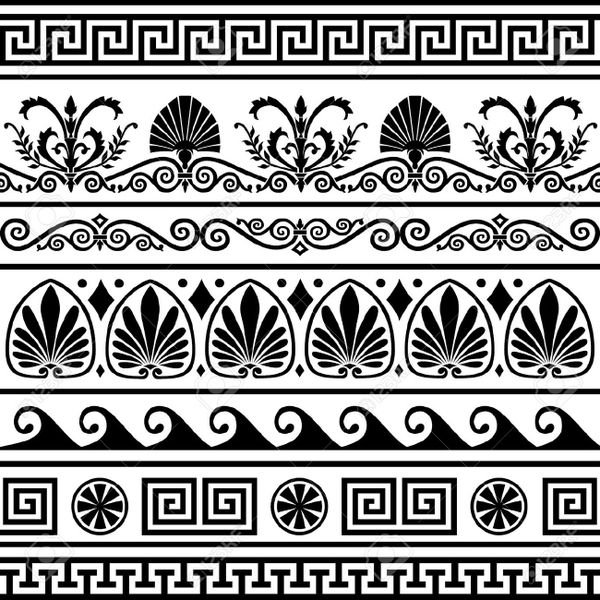 Древнегреческий узор Меандр