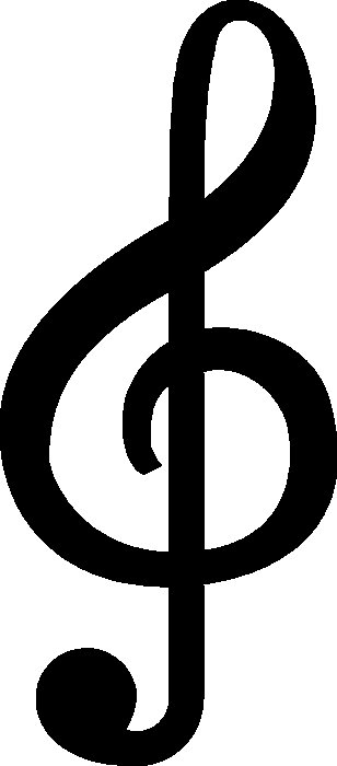 Скрипичный ключ раскраска для детей