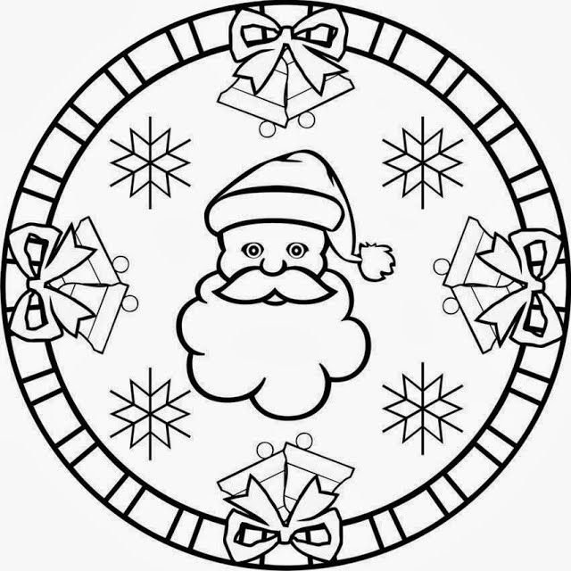 Раскраска новогодний Калейдоскоп