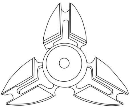 Трафарет СПИННЕРА