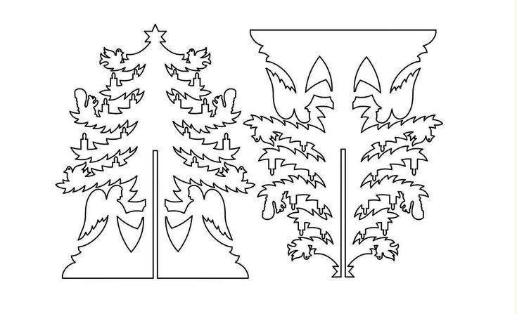 Схема новогодние игрушки из фанеры
