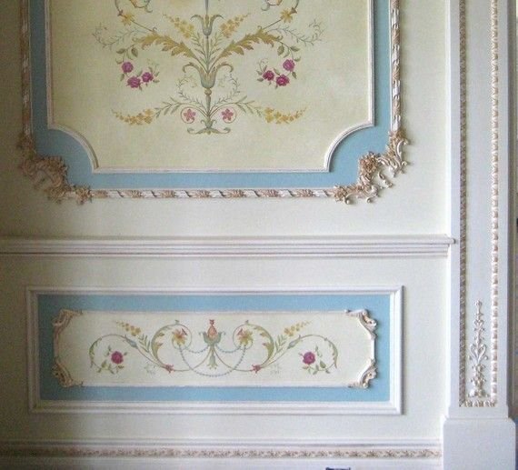 Альфрейная роспись бордюр