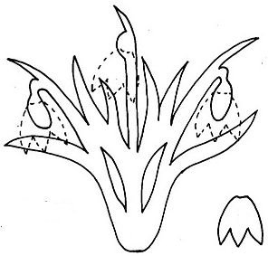 Подснежники трафареты для вырезания